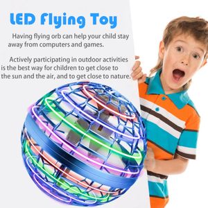 Neuartige Spiele Flying Orb Ball Toys Hover Balls 2022 Neue verbesserte wiederaufladbare Boomerang Drone Rgb Lights Spinner 360ﾰRotating Spinning Amdna