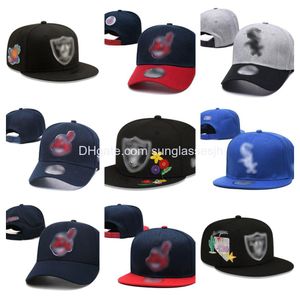 Bola Caps Clássico Est Basquete Snapback Beisebol Snapbacks Todas as Equipes Logotipo Unissex Algodão Bordado Futebol Chapéus Hip Hop Sports Ou Dhatl