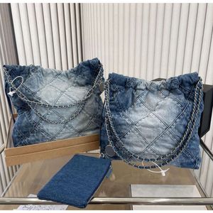 Bolsa de designer Bolsa de compras de jeans da mochila Designer Woman Sling Bolsa mais cara com cadeia de prata Gabrielle Luxurys Hag Dsf