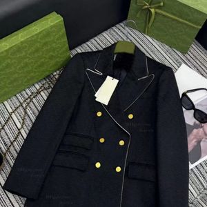 Designer feminino blazer mulher jaqueta casaco roupas estilo acadêmico letras g primavera outono novo lançado topo