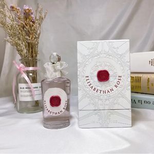 Mężczyźni Kobieta perfumy Elisabethan Rose Perfume Eau de Parfum Natural Spray Perfumy 100 ml zapachy zapachowe długotrwałe Kolonię