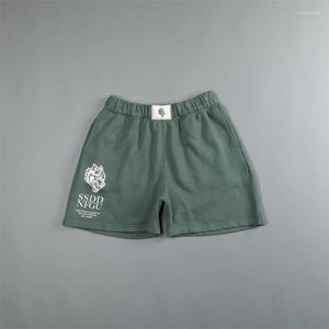 Shorts masculinos verão homens esportes fiess algodão solto cinco pontos calça ginásio correndo treinamento lazer tendência praia calças