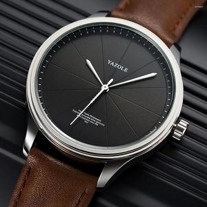 Relógios de pulso Sdotter Moda Vintage Relógio Homens de Alta Qualidade Relógios de Couro Top Business Quartz Masculino Relógio Relogio