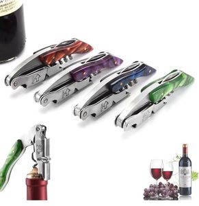 Wine Opener Stainless Steel Multi-function Bottle Opener Foil Cutter Cork Remover Professional Waiters Corkscrew