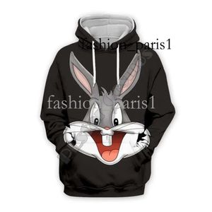 Tasarımcı Cosmos Anime Bugs Bunny Renkli Çizgi Çizgi Terzer Force1 Hoodie/Sweatshirt/Ceket/Erkek Kadın Komik S-7 201020 877 533