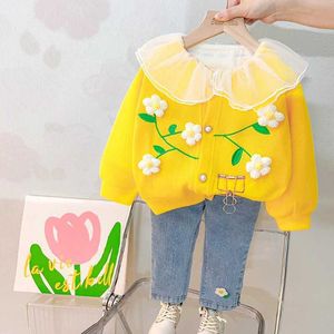 Set di abbigliamento Set primaverile per bambina Abbigliamento per bambini in stile occidentale Primavera Baby Abbigliamento primaverile per bambini Completo da ragazza di 1 anno