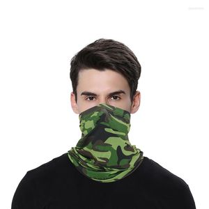 Bandanas Men Women Head Face Neck Sunshade Collar Gaiter Tube Bandana Scarf Sports Headwear Scarves Dustproof Outdoor Fishing Neckerchief