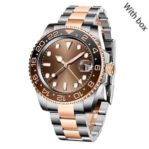 Lüks Saatler Otomatik Mekanik Saatler Erkekler 40mm kol saatleri Su geçirmez Safir Cam Yüksek Kalite Horloge Reloj Hombre Lüks Moda Diver Saat