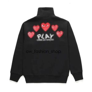 Comme des hoodies och tröjor hoppare brev hoppare röda hjärtan hoodies garcons hoodies ögon röda hjärtan 296 559