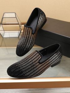 High Quality 2023 Men Dress Shoes Slip On Business Male Fashion Brand Designer Breathable Formal Wedding Flats Size 38-44