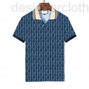 メンズポロスデザイナーラグジュアリーフルレター印刷されたメンズTシャツ夏の半袖ティーデザイナーメンカジュアルルースTシャツプルオーバー衣類3ktl