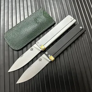 Theone Atropos serbest sallanan bıçak D2 Blade Balisong Jilt Bıçaklar EDC Araçları