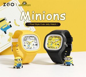 2022 Minions Orologio con movimento al quarzo congiunto autentico Orologio carino impermeabile luminoso per bambini Studente Ragazzo Ragazza Regalo di compleanno a sorpresa N6240633