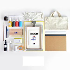 Nummer DIY Scrapbooking Home Mini Tragbares Roll -Screen -Druck -Screen -Druckwerkzeug Kit kreative T -Shirts Drucken Wärmeübertragung