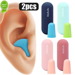 New 2pcs Sleeping Anti-Noise Ear Plugs Soft Sponge Earplug Ear Protection Soundproof Noise Reduction Earplugs Unisex