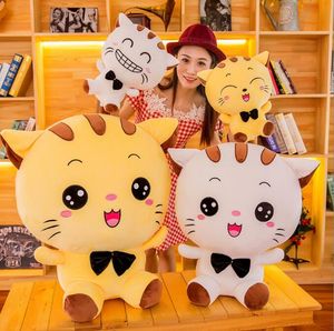 Nova chegada 20cm Big Face Cat Doll Plush Toy Toy Cute Crianças travesseiros Dolls do dia dos namorados no atacado