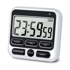 Temporizadores de cozinha temporizador de tela digital grande display quadrado cozinhar contagem regressiva alarme lembrar sono cronômetro relógio 231128