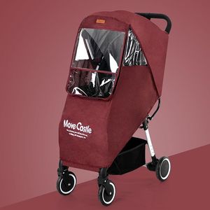 Carriers Universal Trolley Rain Cover Windproof Warm Cover Stroller Umbrella Raincoat Cover Trolley Accessories Dog Stroller