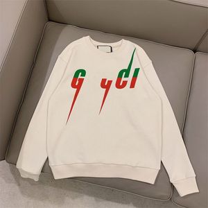 NY DESIGNER UTSKRIFT CREWNECK Varma män Kvinnor Fashion Street Pullover Sweatshirt Loose Hoodie Par Topp Reflekterande storlek S-5XL. M36 55