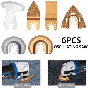 ZAAGBLADEN CARBIDE/DIAMOND OSCILLATING SAW BLADE KITクイックチェンジマルチツールタイルタースコンクリートセメントセラミックカッターアクセサリー