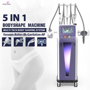 Professional Vacuum Roller Slim Machine 5 in 1 Vela Body Sculpting Equipment Body Contouring Vela Face lifting Cellulite Removal Device 4 Handles