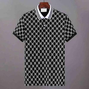 Men Polo Shirt Summer Fashion Polo Disual Pusiness Sports Golf Golf Style Letter Print Mens Polos