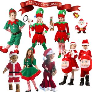 Clothing Sets Kids Christmas Santa Claus Suit Top Quality Christmas Costume Suit Baby Boy Girl Kids Year Children's Clothing Set 231127