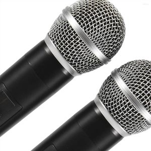 Microphones GLXD4 Wireless Microphone 2 Channels UHF Professional Handheld Mic For Stage Party Karaoke Church Meeting US Plug