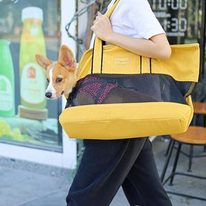 Carriers Dog Carrier Pet Handbag Front Travel Dog Shoulder Bag Carrying For Animals Small Medium Dogs Bulldog Puppy Mochila Para Perro