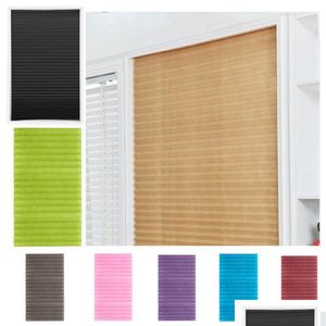 Persianas Roller Shades Cortina Proteger la ventana del sol Zebra Half Blackout Cortinas para el dormitorio Cocina Balcon 230512 Drop Entrega Inicio Dhg8D