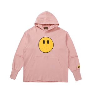 Drew Erkek Hoodies Sweatshirts Kaliteli Gülümseyen Yüz Kış Pamuk Liner Gülümseme Anime Hoodie Y2K Hoodie Erkekler Sweatshirts Nedensel Sıcak Düz Drews Bariyer Hoodie Dpoq