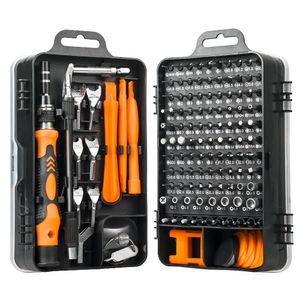 Schroevendraaier 135 in 1 Multifunction Drickdriver Set Professional Hex Torx Ph2 Tips磁気ビットドライバーミニツールケース修理用