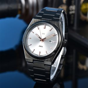 2023 Nytt högkvalitativt toppmärke Tisstx PRX Series 40mm Mens Watch Sapphire Mirror Men Automatic Designer Movement Watches Quartz Man Watchwristes Montre 75