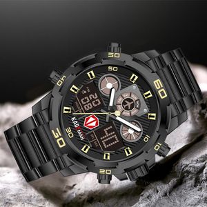 Armbandsur Militärsportklockor Män Vattentät Dual Display armbandsur Top Army Male Digital Watch Relogio Masculino