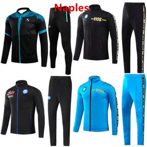 22 23 Napoli AE7 Tracksuit Kids Jacket Kit 2023 SSC Naples D10s Hommes Formação de terno de treinamento Tuta