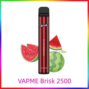 Аккумулятор VAPME Brisk 2500, кобальтовая батарея, 850 мАч, сетчатая катушка 1,2 Ом, затяжки 2500+ затяжек