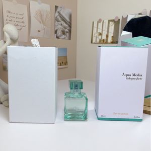 Niche perfume Brand 70ml Aqua Media Paris Perfume Men Women Long Lasting Good Smell Natural Fragrance Eau De Parfum 3.4 Oz/100 Ml Spray