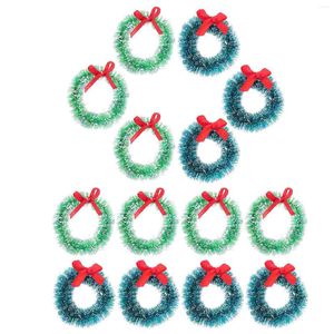 Flores decorativas 20 PCs Garland fosca Miniatura de Chraded Gradeh Grooth Lelloy Pingnder