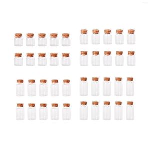 Storage Bottles 10x Mini Glass Drifting With Bottle Stopper Container Candy Jars Tiny Vials Cork For Wedding Gift