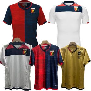 2023 24 Генуя КФК Футболки для домашнего и выездного футбола Персонализированная футболка для взрослых на третьем выезде