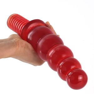 Dildos/Dongs LUUK Sugar-coated Haws Dildo Anal Sex Toys Big Dong Anal Plug Screw Handle Butt Plug Huge Penis 11.2"Long Dick For Lesbian 231128