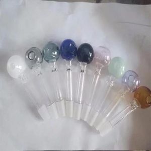 Glass Pipes Smoking Manufacture Hand-blown hookah New Color Frosted Mouth Cigarette Pot