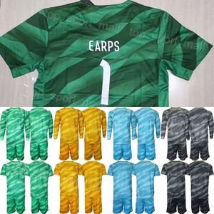 Nationslag 23 24 målvakt Soccer Aaron Ramsdale Jerseys Set Men Kids Long Sleeve Pickford Mary Earps Nick Pope Joe Hart Gordon Banks Football Shirt Yingguo