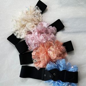 Belts Waist Belt Girl Oversize Flower Y2K-style Body Chain For Dress Stage Club Drop