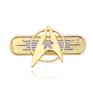 Cartoon Accessories Star Trek Starfleet ENAMEL BROOCH PINS BADGE LAPEL Legering Metall Fashion Jewelry Accessories Gifts S10001 Drop Deliv Dhbut