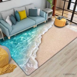 Dywany fale plażowe dywany z nadrukiem 3D do salonu pokój dziecięcy dywan kuchenny dywany dywany nowoczesne mata wejściowe dywaniki łazienkowe