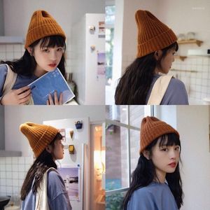 Beanies Beanie/Skull Caps Cold Hat Women's Fashion Trand All-Match All-Match Proof-Proof Warm Men's Tide秋と冬の渦学の学生