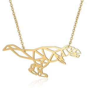 Pendant Necklaces Dinosaur Special Stainless Steel Necklace Jewelry Accessories Valentine's Party Gifts For Women Wholesale Gift