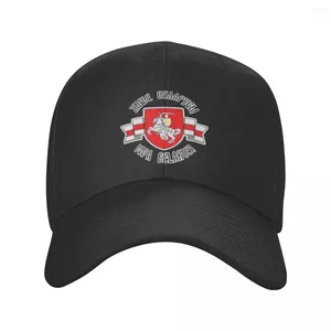 Boll Caps Classic Vitryssland Pogonya Flag Baseball Cap för män Kvinnor Justerbar vuxenbeläggning Dad Hat Spring Snapback Summer Hats