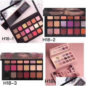 Ögon Shadow In Stock Beauty 18 Colors Eyeshadow 4 Styles Palette Rose Gold Textured Makeup Matte Shimmer Epacket Drop Delivery Health E DHE6V